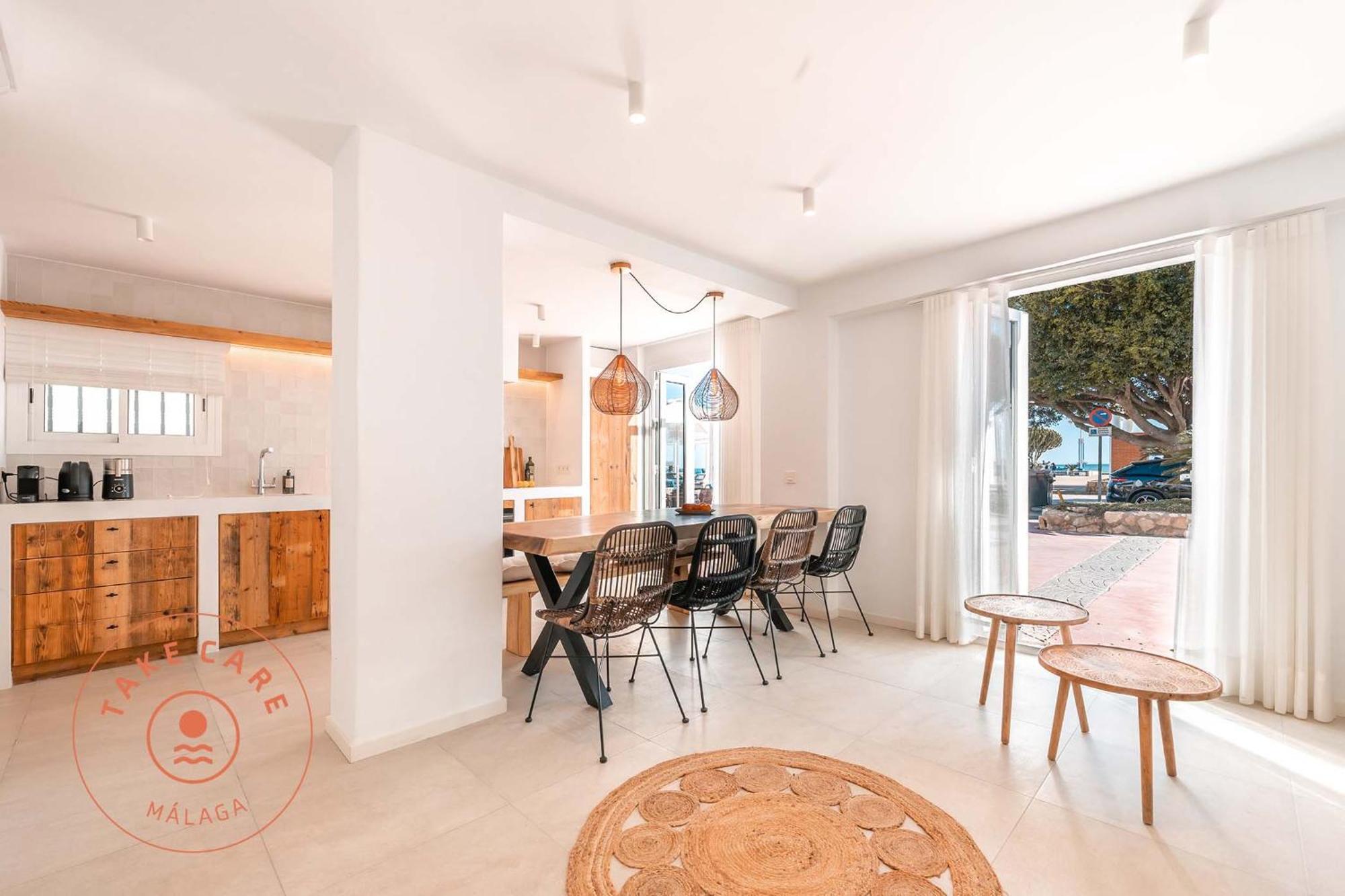 Luxury Beach House In El Palo! - Tcm Málaga Eksteriør billede